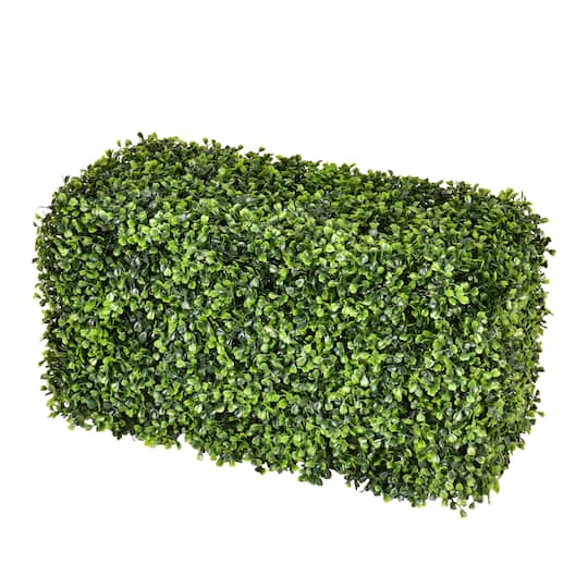 24" Artificial Green Boxwood Hedge By Vickerman | 12" x 24" | Michaels®